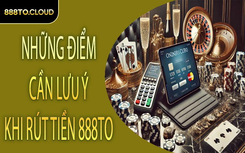 Những điểm cần lưu ý khi rút tiền 888TO